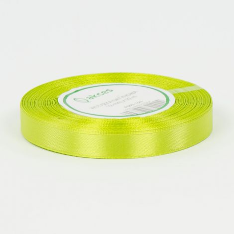 Wstążka satynowa Akces Zielona jasna, 12mm x 33m